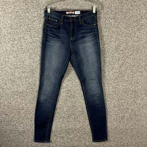 Johnny Was Women's Size 27 Dark Wash Blue Stretch Denim Skinny Jeans
